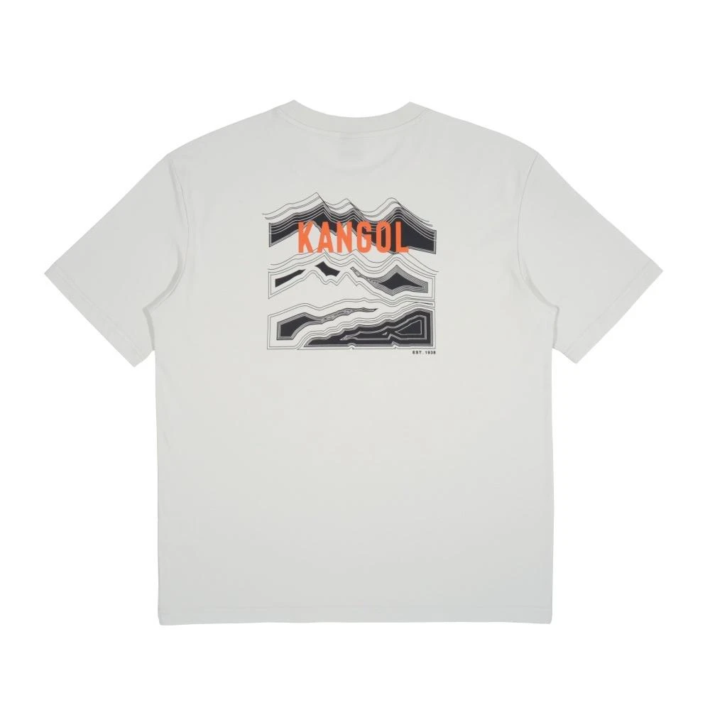 【KANGOL】KANGOL 淺灰 中性 山系 印花 短袖 上衣 6525101311