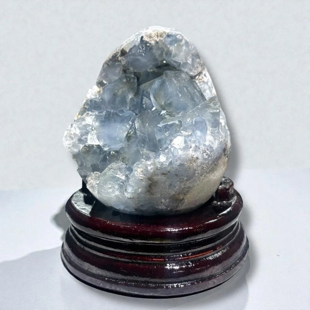 尋寶家水晶】【SB-17】｜天青石原礦｜高頻靜心能量・清晰溝通・空間