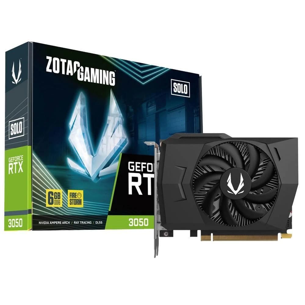 【ZOTAC 索泰】RTX3050 6G GDDR6 Solo 顯示卡