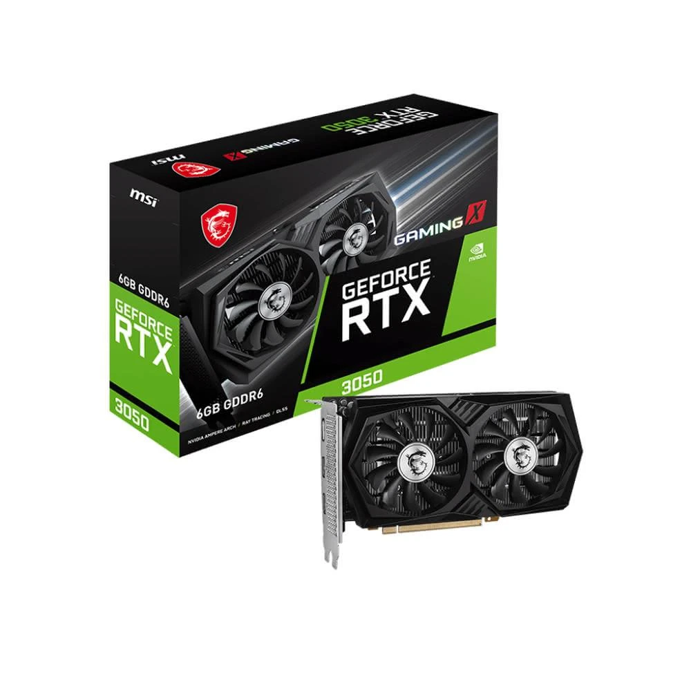 【MSI 微星】RTX 3050 GAMING X 6G 顯示卡