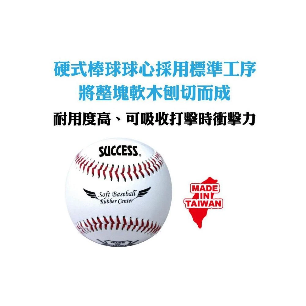 成功SUCCESS S4102 安全軟式縫線棒球 /顆 [高耐用度]