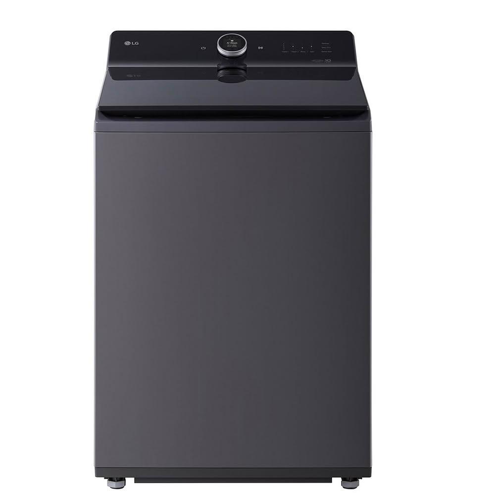 【LG 樂金】23公斤 直立式洗衣機 EZ 系列|夜墨灰|AI DD™ 蒸氣直驅變頻 | WT-TD23HG 台灣公司貨