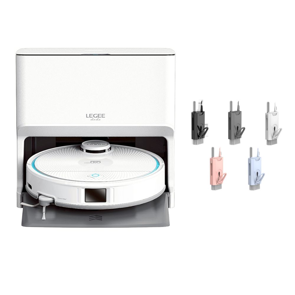 【HOBOT 玻妞】雷姬 Q10 Pro ( LEGEE Q10 Pro ) 角落殺手多功能掃拖機器人洗布組 送八合一多功清潔刷