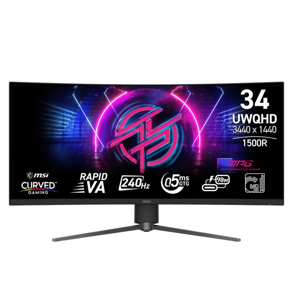 【MSI 微星】MPG 346CQRF X24 34型 VA曲面電競螢幕