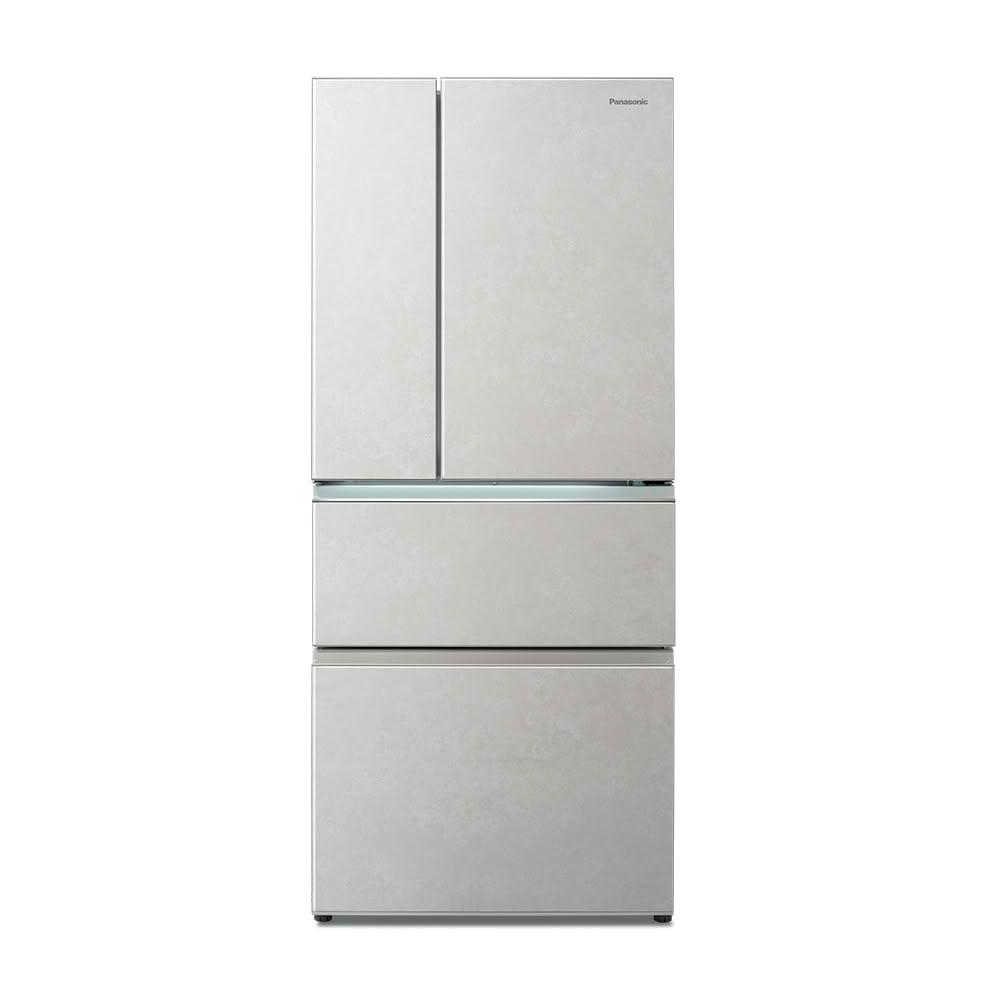 【Panasonic 國際牌】 610L 無邊框 岩板玻璃 四門 冰箱 NR-D615XGS-W 雪岩白 台灣製 台灣公司貨
