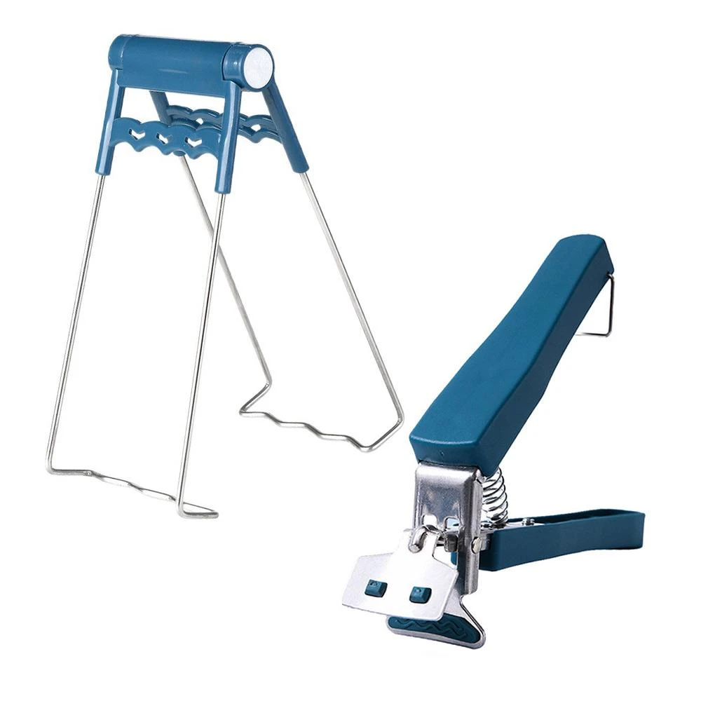 【咪咪購物】不鏽鋼防燙夾 廚房 氣炸鍋夾子 隔熱夾 電鍋夾 防燙夾 取盤 取碗夾 鍋夾 碗夾 提盤器 夾盤器 夾碗器 取碗夾 烹飪夾