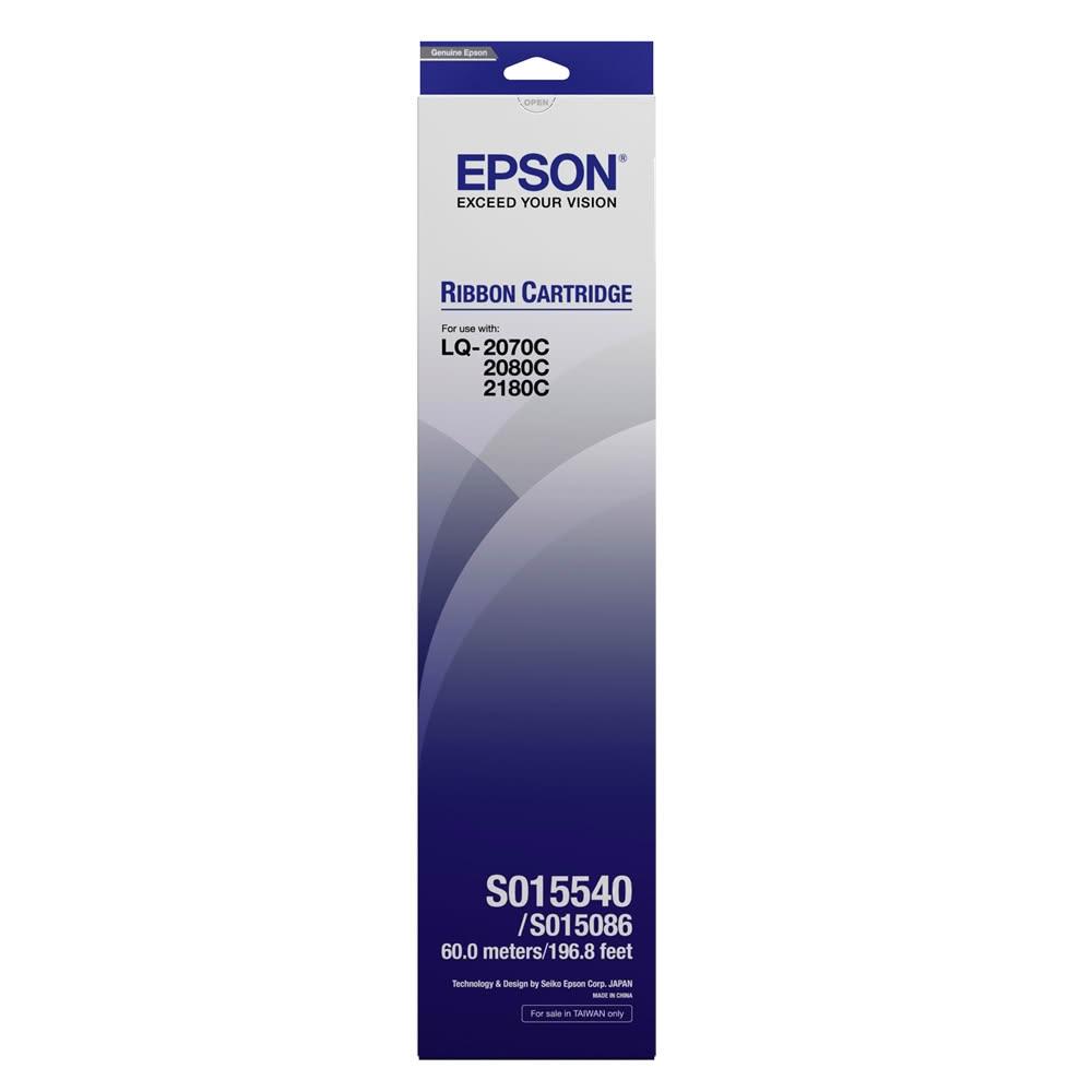 【EPSON】EPSON 原廠色帶S015540 (黑) (LQ-2170C/2080C/2180C/2190C)