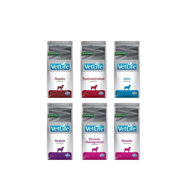 【Farmina 法米納】VD系列 VetLife獸醫寵愛天然處方犬糧2KG(飼料/關節/腸胃道/肝臟/泌尿道/腎臟/體重/血糖管理/皮膚保健)