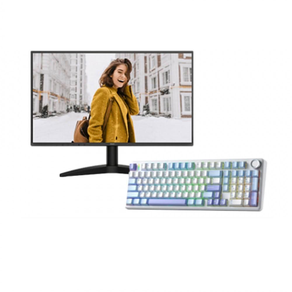 【AOC】【破盤價】【24型】AOC 24B36X 液晶螢幕+狼蛛 AULA F99pro 星落凝雲(加碼送滑鼠)