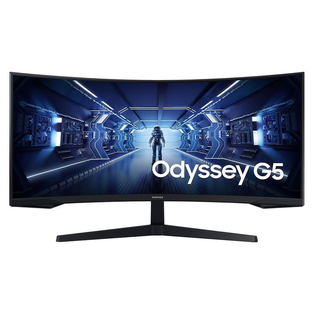 【Samsung 三星】G5 C34G55TWWC 曲面電競螢幕(34型/VA/1000R/165Hz)