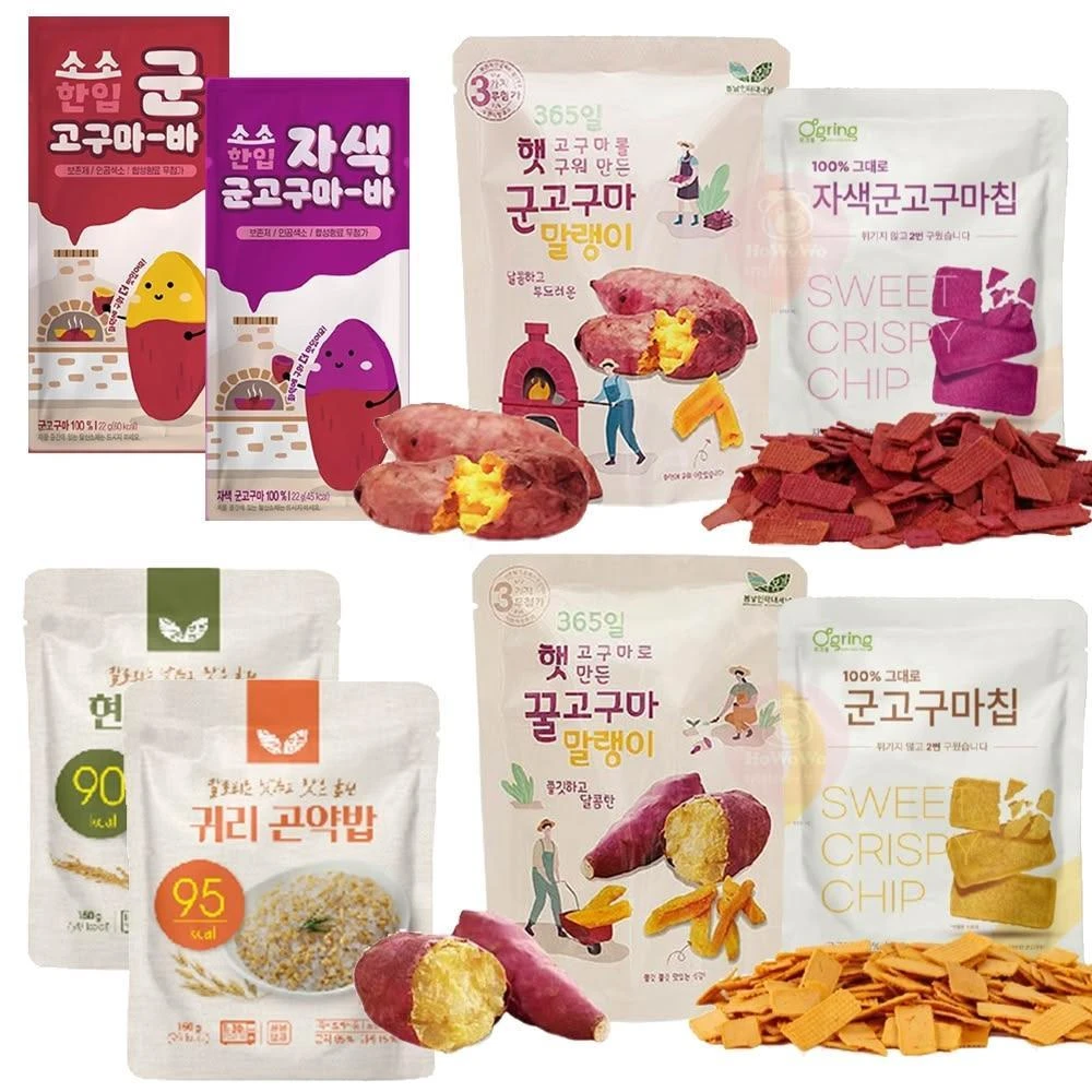 韓國 SPRING DAY 無添加地瓜 地瓜條 地瓜脆片 迷你烘烤地瓜條 香蒸 烘烤 紫薯