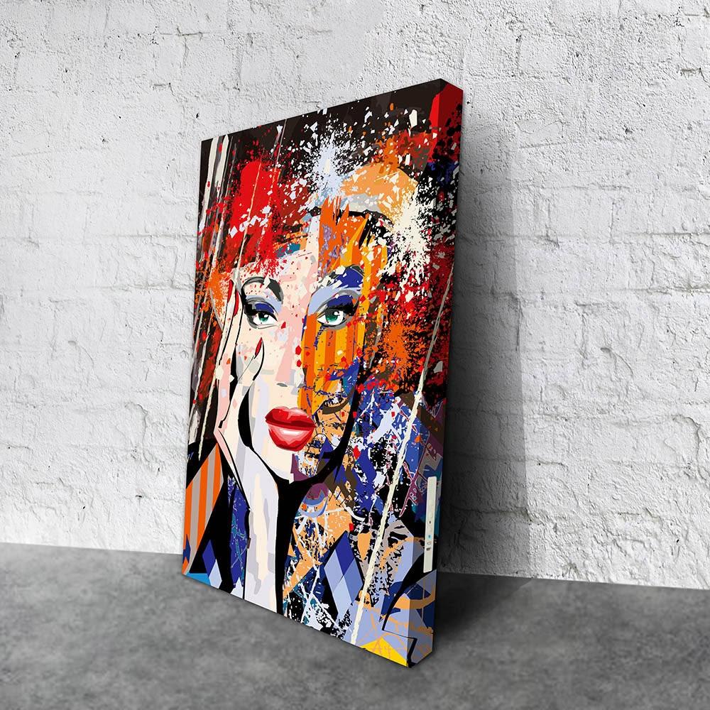 日本 VisualSonic 藍牙畫布音箱 (小)-水彩油畫風格/共12款