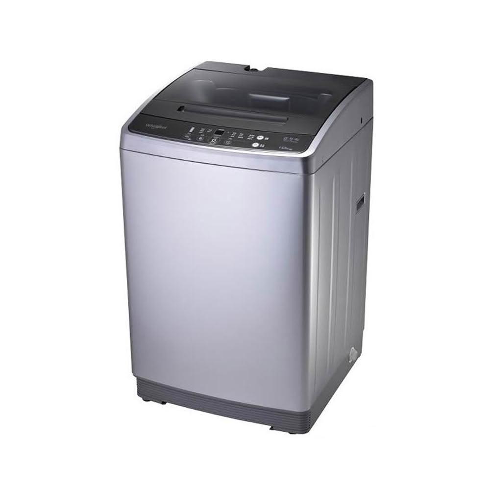 Whirlpool惠而浦 WM10GN 10KG單槽洗衣機，銀色系設計，中國製造，尺寸570 x 950 x 592 mm，重量37 kg。不銹鋼內槽耐用，定頻馬達穩定運轉，全機1年保固，馬達5年保固，含基本安裝服務，BSMI許可字號R35769。適閤家庭日常洗衣，高效省時，品質保證。