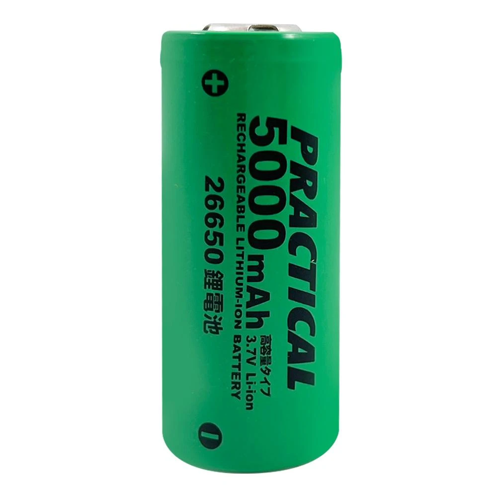 實用牌26650/5000mAh鋰充電池 PRA-5000 低自放電 標準檢驗局認證合格