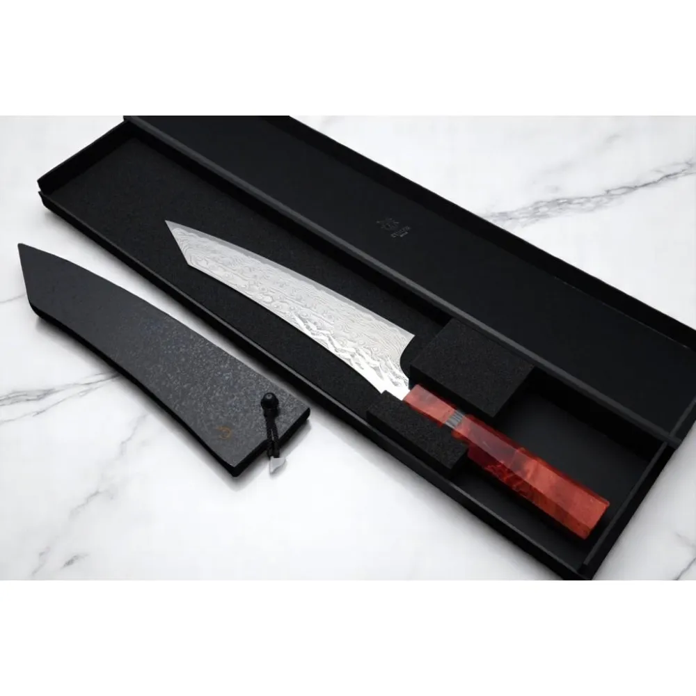 龍泉刃物紅蓮緋龍改SPG STRIX 劍形牛刀21/24cm 穩定木材⭕️可刷卡分期