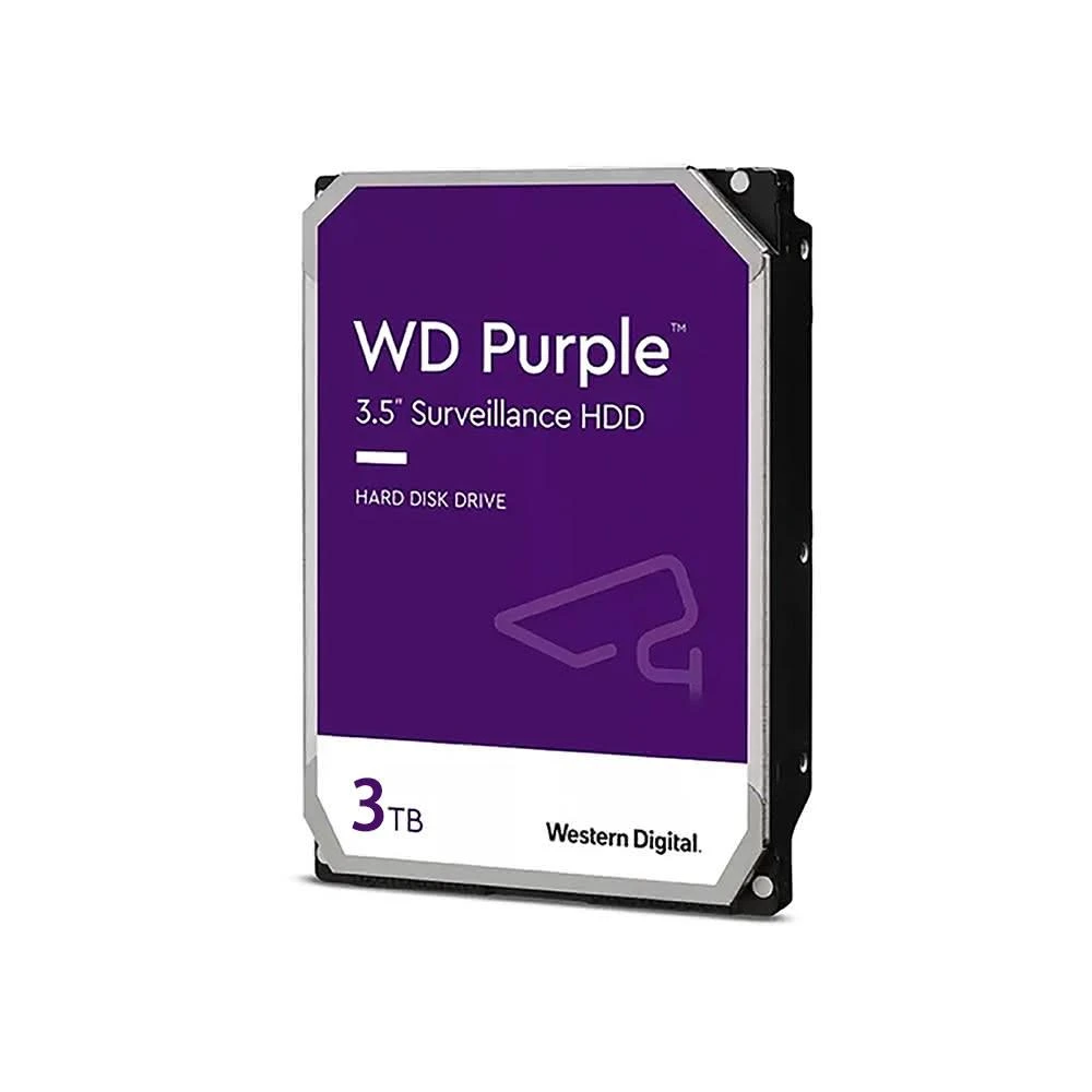 【WD 威騰】Purple 紫標 3TB 3.5吋監控碟/儲存裝置(3年保固)(原廠公司貨)