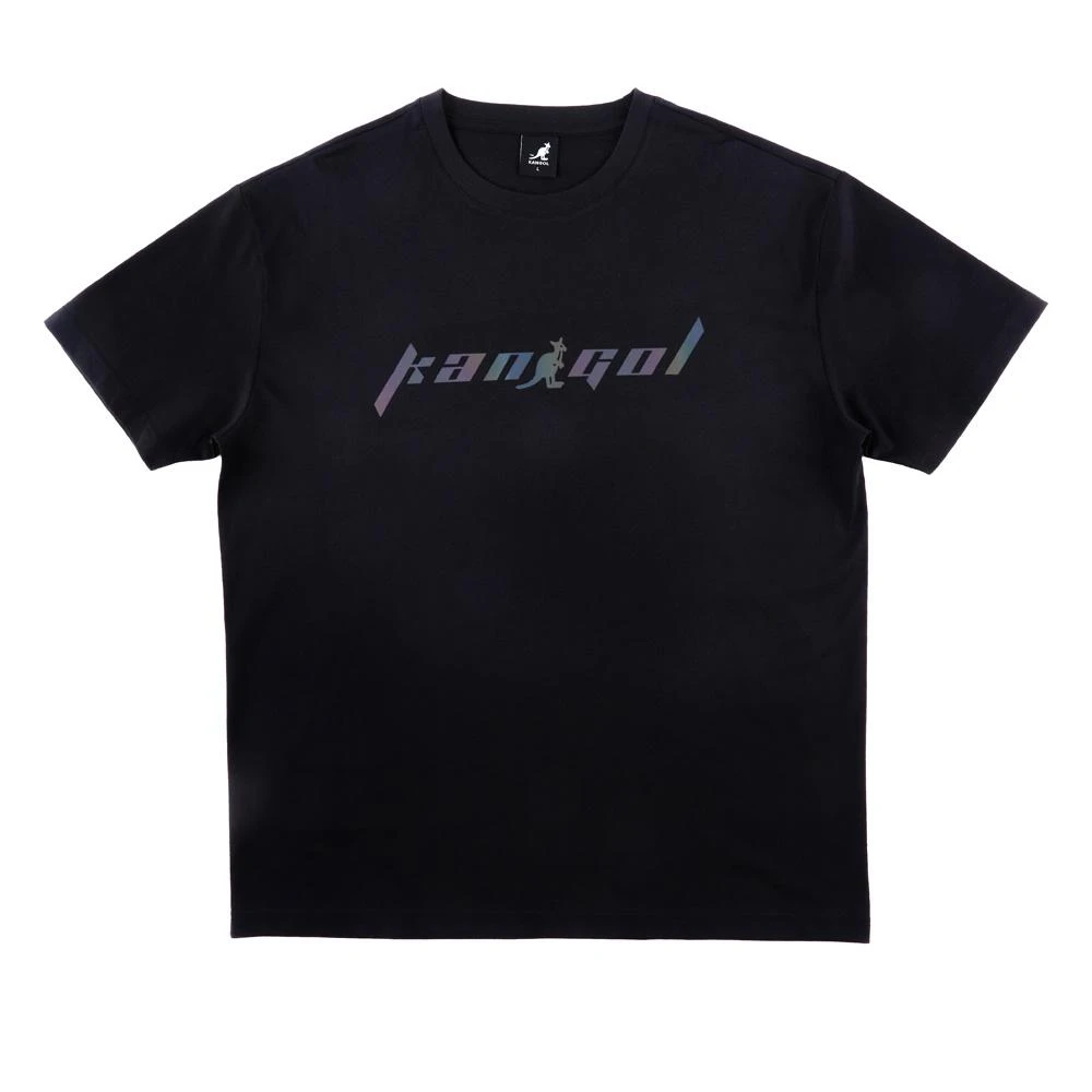 【KANGOL】KANGOL 短袖 短T 黑 炫光LOGO 休閒 上衣 男 6325102920