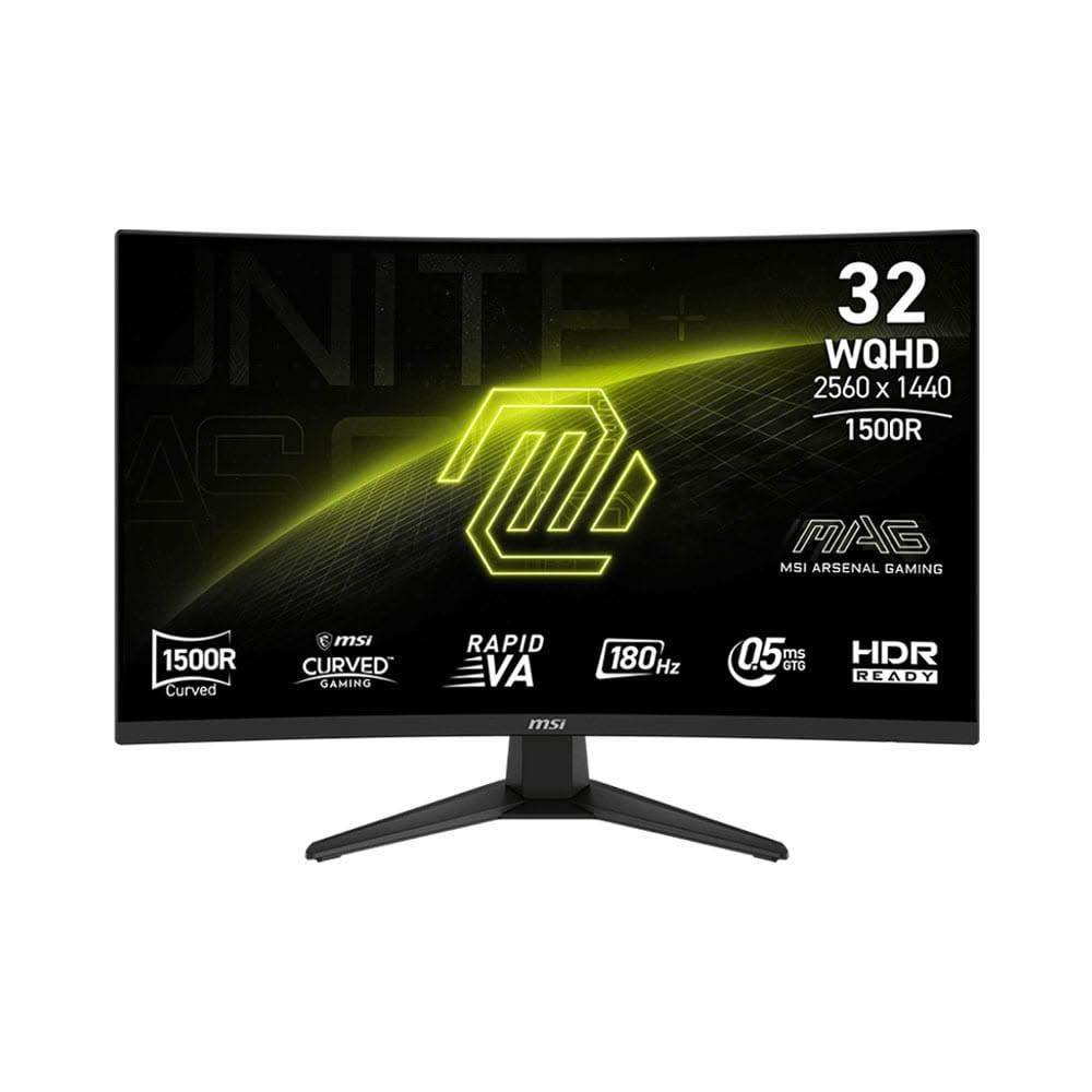 【MSI 微星】MAG 321CQF E18 曲面電競螢幕 32型 2K/VA/180Hz/0.5ms/減藍光技術