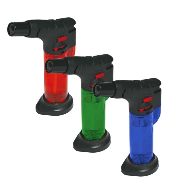 【ABBY SHOP】斜頭噴槍打火機 防風點火槍 打火機 (露營必備 瓦斯噴槍 強力噴火)