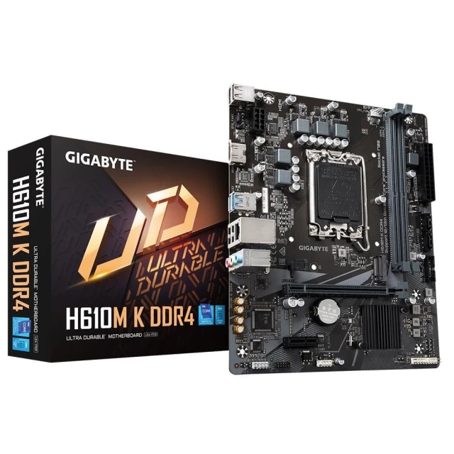 【GIGABYTE 技嘉】H610M-K-DDR4 主機板+凌航 DDR4-3200 16G 一支