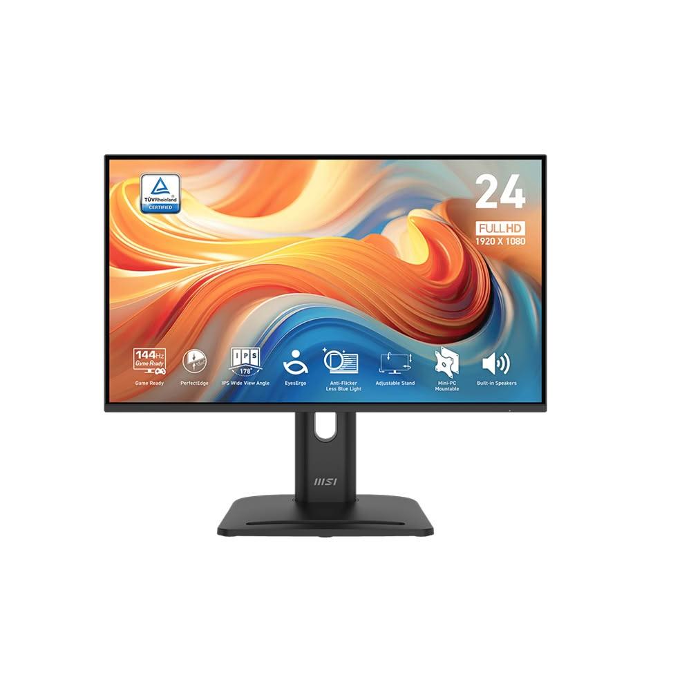 【MSI 微星】MSI 微星 PRO MP245PG E14 電競螢幕 24吋 144Hz FHD 1ms HDR 內建喇叭 可旋轉