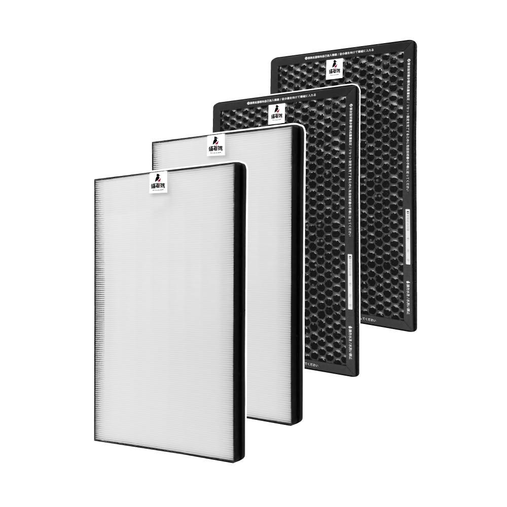 【Mitewithmom 著媽】適用夏普SHARP 兩入濾網 KC-JD50T-W KC-JH50T-W FZ-D40HFE FZ-D40DFE