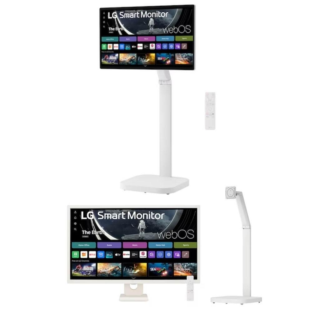 【LG 樂金】32SR50F-W Smart Monitor 斜槓機 Lite 32" 移動式智慧螢幕 (FHD) 專用置物盤