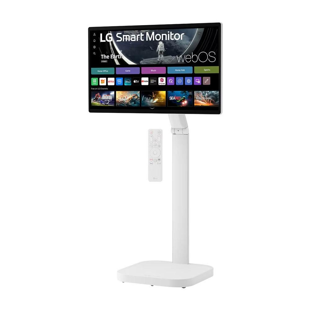 【LG 樂金】32SR50F-W Smart Monitor 斜槓機 Lite 移動式智慧螢幕 32型/FHD/IPS