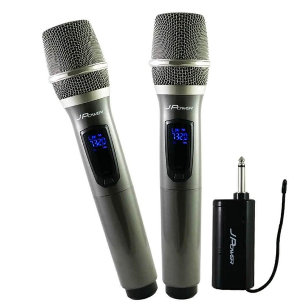 【J-POWER 杰強】震天雷 JP-UHF-888 無線麥克風-雙機型(#JP-UHF-888#無線可充電式麥克風)