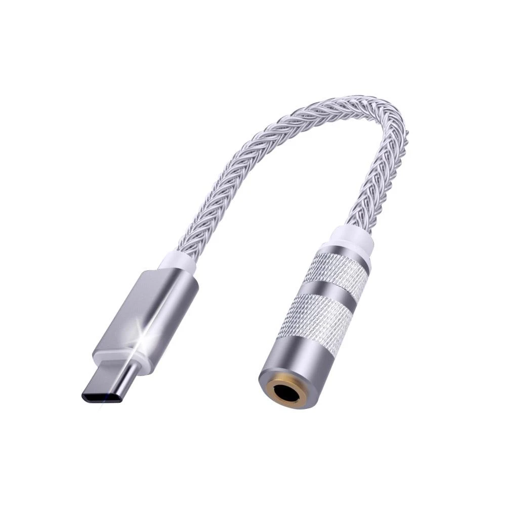 【DTAudio】聆翔 Type-C to 3.5mm 耳機轉接頭｜音源轉接線 AUX 音源線 有線耳機 DAC 適用安卓蘋果