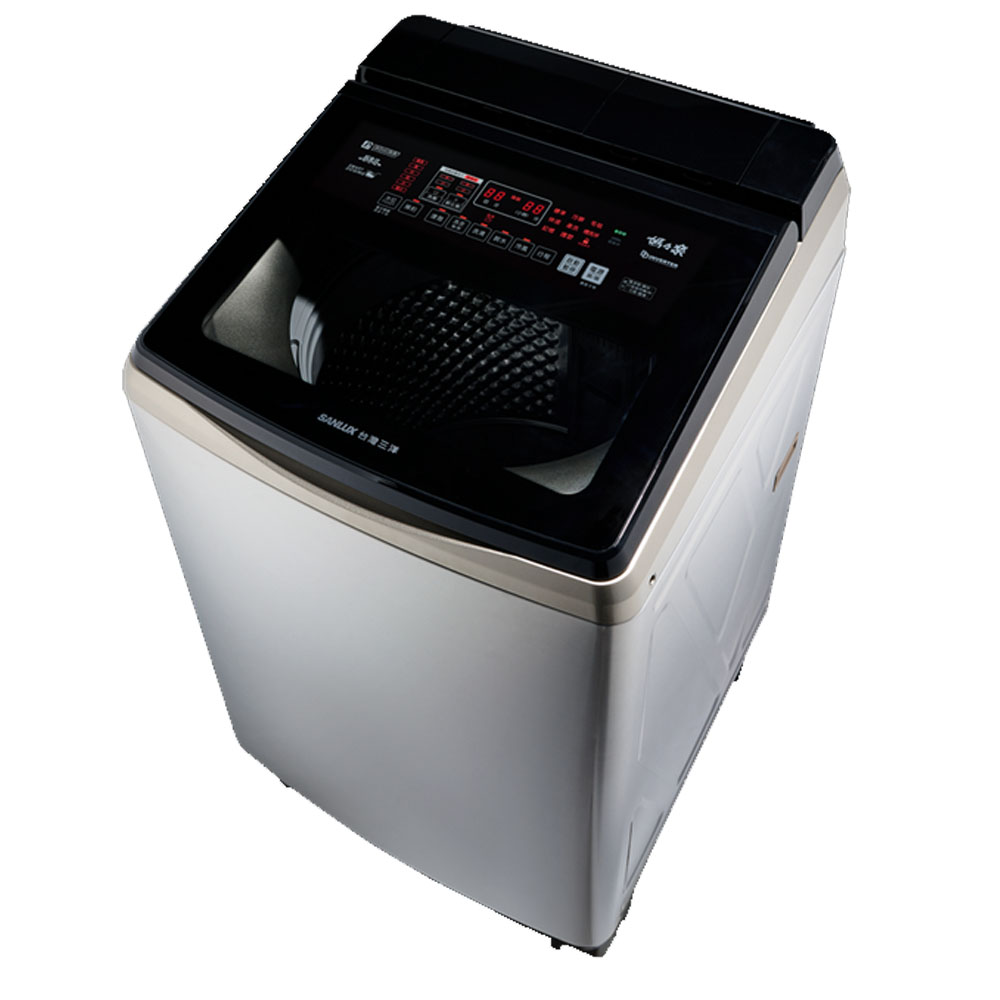 【SANLUX 台灣三洋】18kg DD直流變頻 直立式洗衣機 不鏽鋼 /台 SW-V19ADS