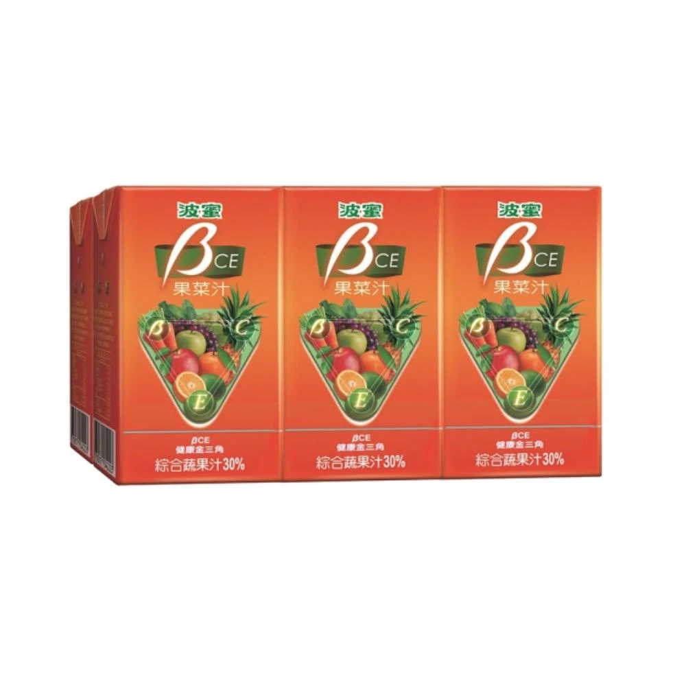 【波蜜】果菜汁BCE (250mlx24入)