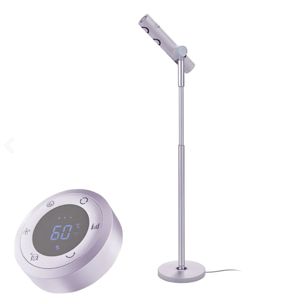 【meekee】(免運 贈無線離子夾) 新‧小嵐 立式高速吹風機Swing+ 負離子速乾 無線遙控 MK-DRYER-9