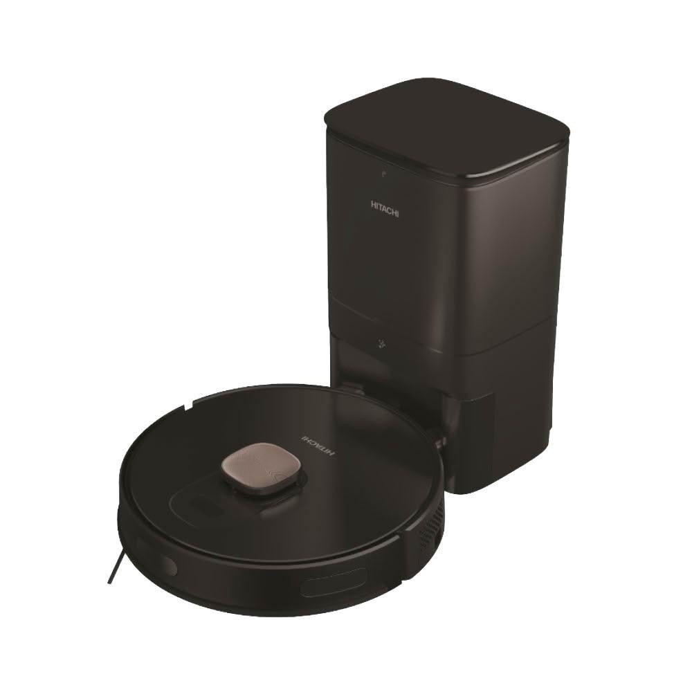 【HITACHI 日立】HITACHI 日立 自動集塵 超強吸力 濕拖掃地機器人-香檳金 (RVX20DPA)