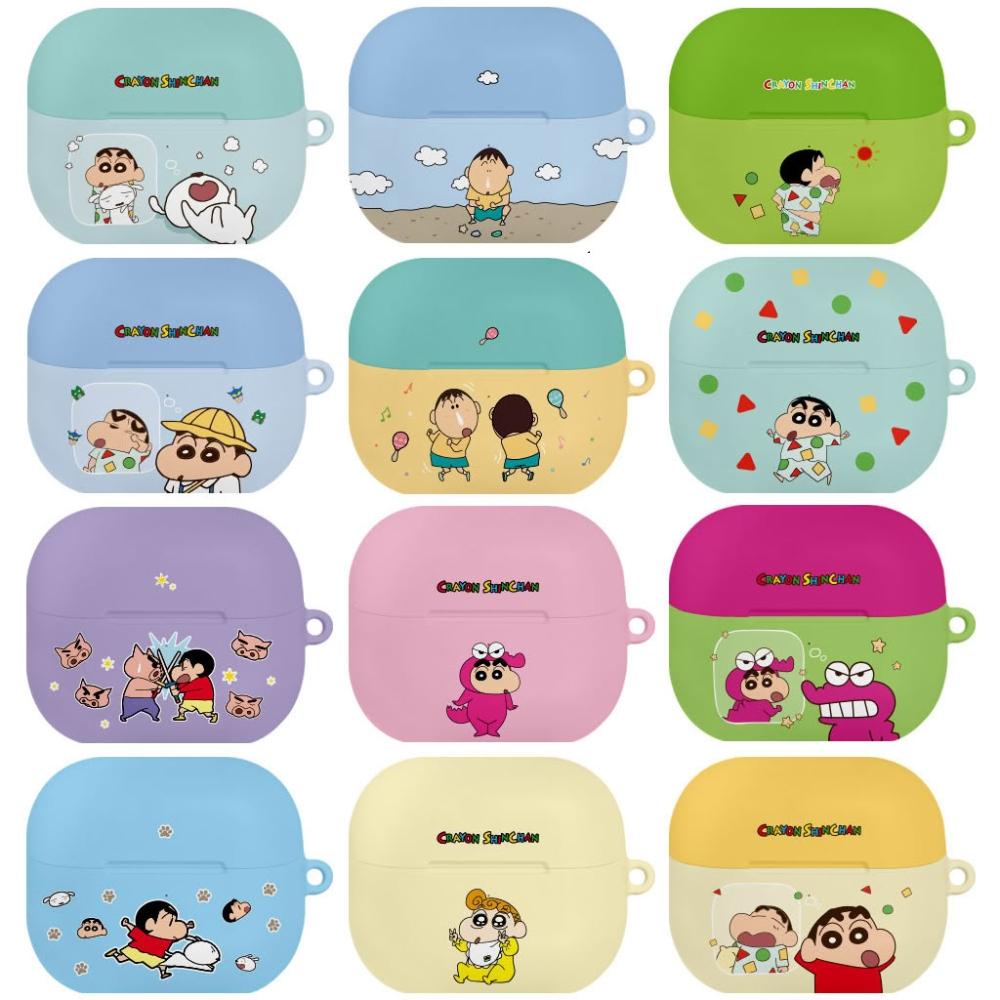 【touch-kr】Galaxy Buds3 Pro FE 保護殼│韓國 蠟筆小新 上下分離 組裝硬殼 耳機殼