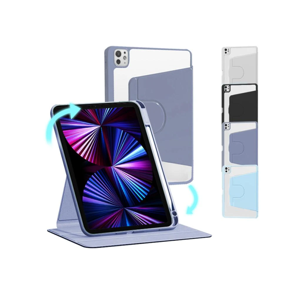 【貼膜達人】iPad 360度旋轉保護套 平板保護殼 適用 Air 13 7 6 5 2024 Pro 11 2026 12.9