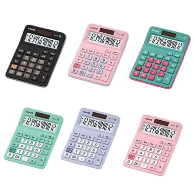【CASIO 卡西歐】MX-12B 商用型計算機 6色 公司貨