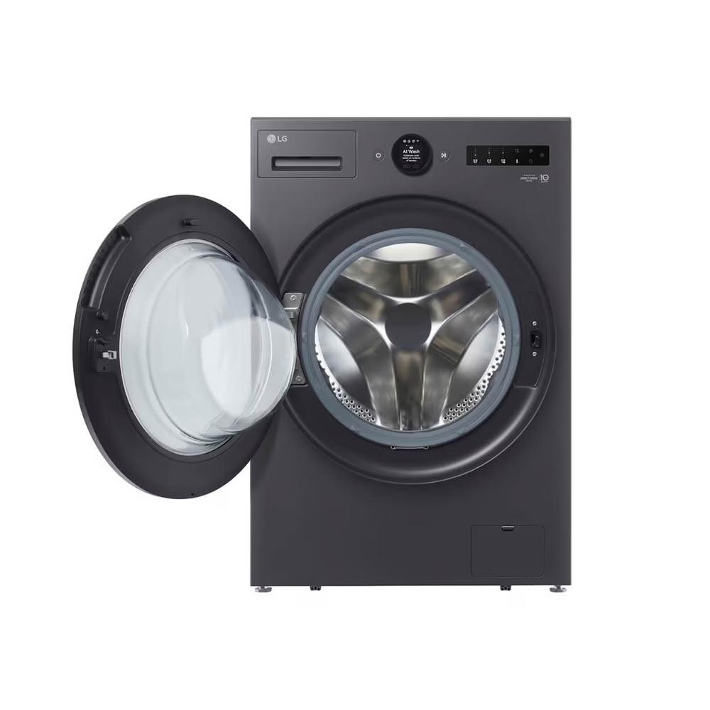 【LG 樂金】15公斤 蒸洗脫烘 AI DD 蒸氣滾筒洗衣機 夜墨灰 WD-S15NDB