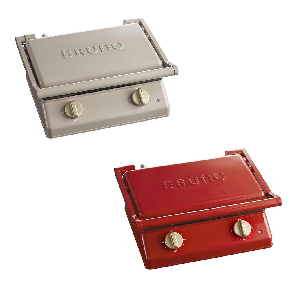 【BRUNO】熱壓三明治機 雙盤款 附烤盤 BOE084 日版
