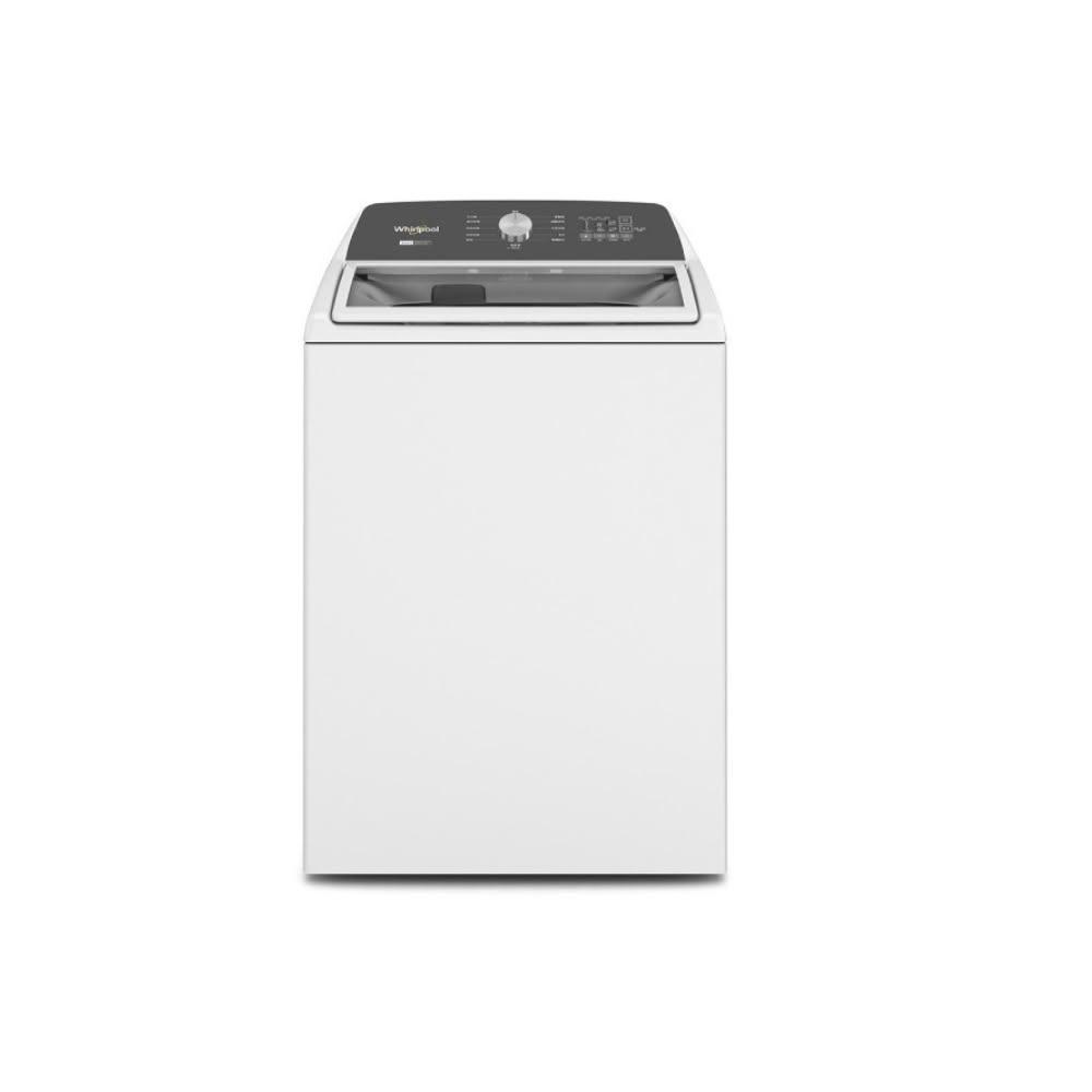  Whirlpool 惠而浦 8TWTW5057PW 直立洗衣機，15kg 大容量適合全家使用，採用 Thermo Wash 溫水洗淨技術，深入清潔衣物並保護纖維。上蓋緩降設計安全便利，不鏽鋼內槽耐用防鏽，尺寸為 705 x 1054 x 686mm，重量 54kg，耗電僅 650W，獲得普級省水標章。全機 1 年保固，含基本安裝，產地美國，BSMI 認證 R35769，白色系外觀簡約大方。 