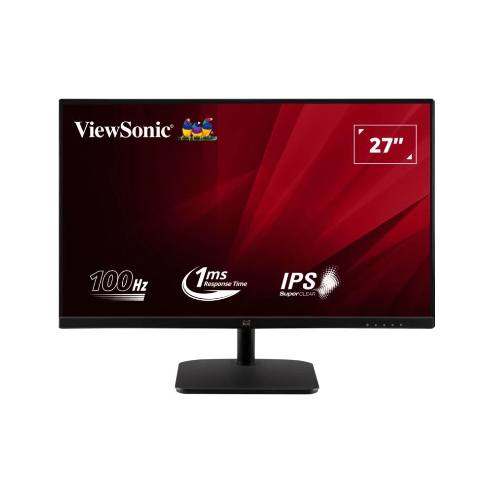  ViewSonic 優派 VA2732-H 27吋 IPS 面板顯示器，解析度 1920x1080，支援 Max. 75Hz 更新率與 4ms 反應時間，適合辦公、學生入門與追劇使用。具零閃屏、抗藍光、護眼設計，178° 廣視角與窄邊框美型外觀，亮度 250 cd/m²，對比 1000:1，內建 VGA/HDMI 輸入，VESA 壁掛支援，三年保固，CP 值高首選！ 