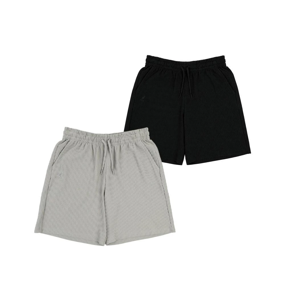 【KANGOL】英國 袋鼠 束條紋理短褲 66251220 衣服 褲子