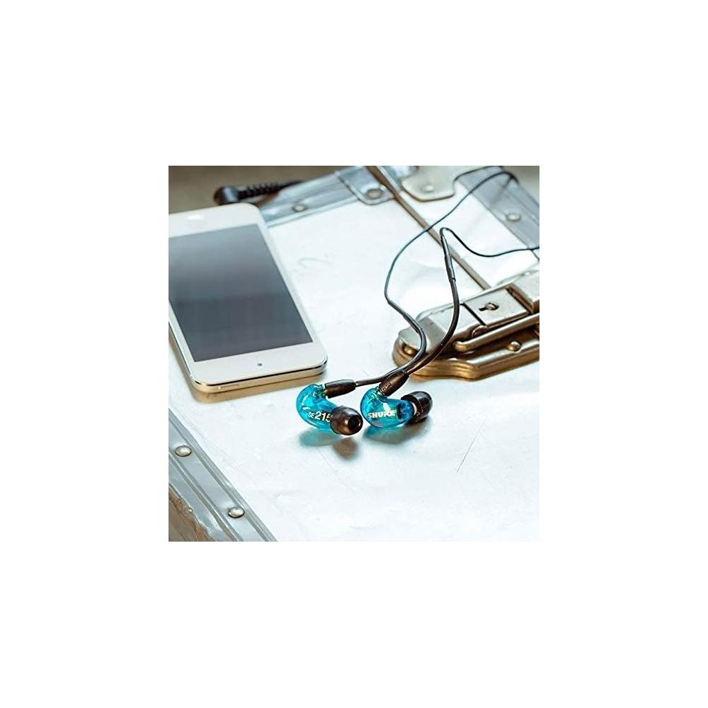 公司貨 SHURE SE215 AONIC215 耳道式耳機 入耳式耳機 監聽耳機 含線控麥克風 藍色