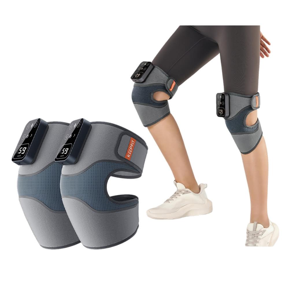  KEEPFIT KPF-Knee13 膝蓋按摩器為震動式美腿機，專為肩部及小腿設計，提供溫熱功能舒緩肌肉疲勞。中國製造，灰色系均碼設計，充電式電源，8W低功率消耗，BSMI許可字號R54317，適合個人衛生使用，無遙控器及保固，輕便依規格重量，幫助日常放鬆保養。 