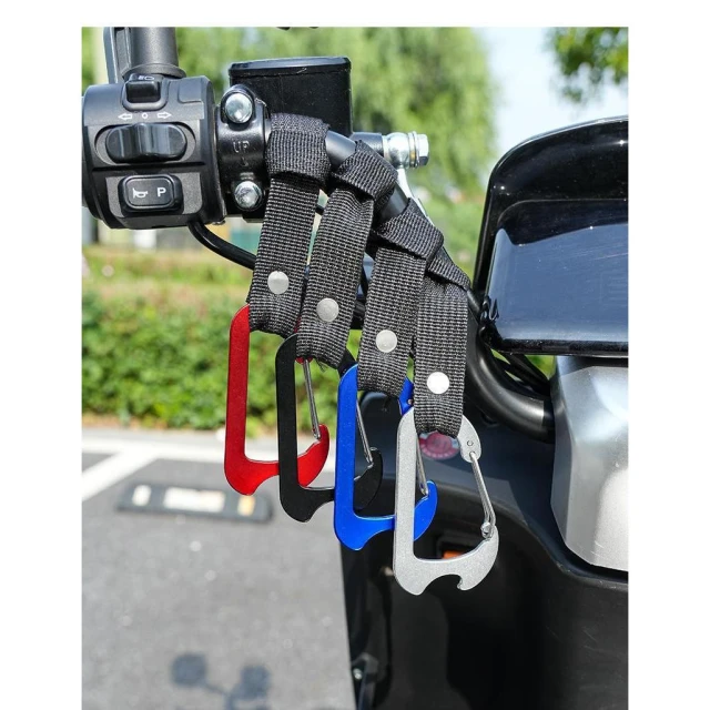 【CB嚴選】機車把手綁帶掛勾 (多用途/手推車掛勾/背包掛勾)