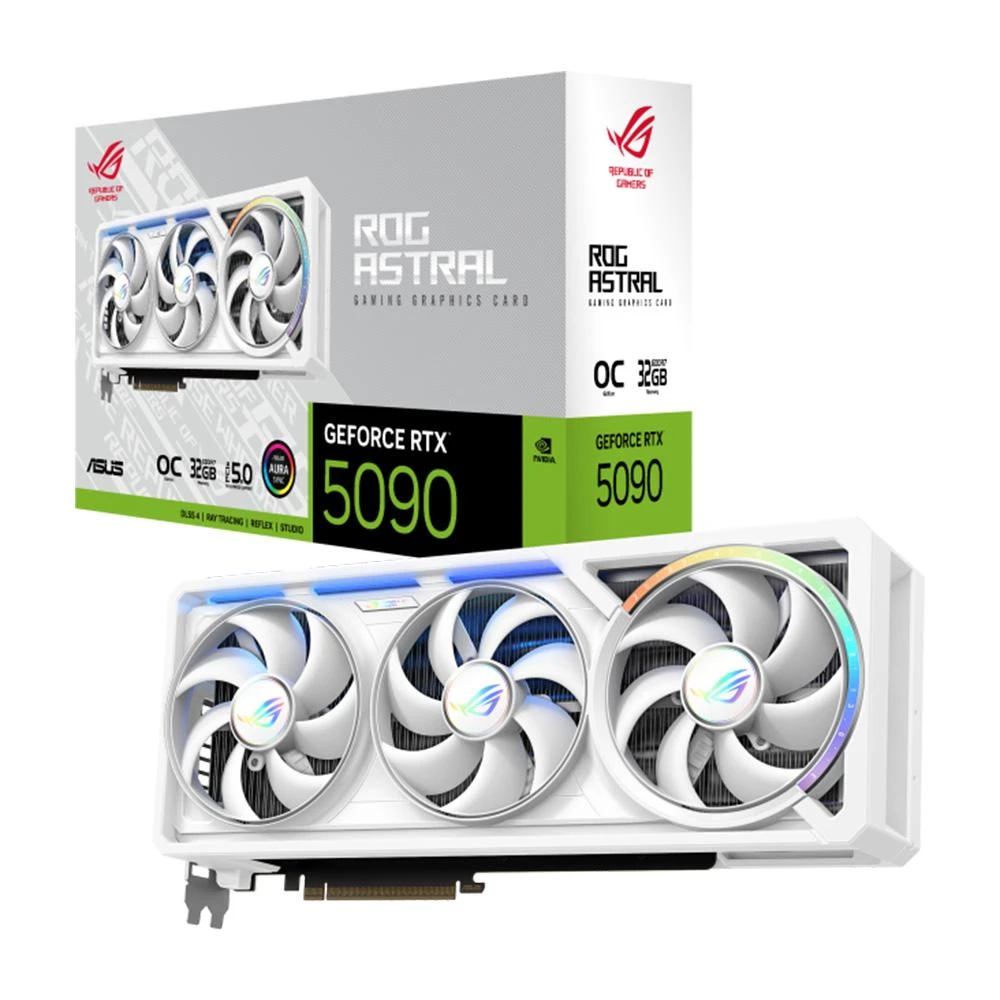 【ASUS 華碩】ROG Astral GeForce RTX 5090 32GB GDDR7 WHITE OC 顯示卡 整機才出貨