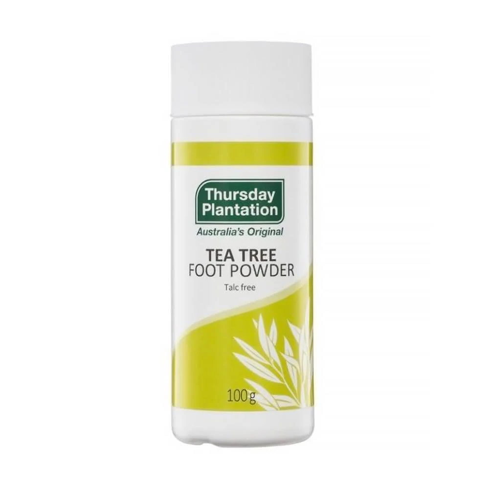【ThursdayPlantation 星期四農莊】茶樹爽足粉 100g 澳洲原裝進口