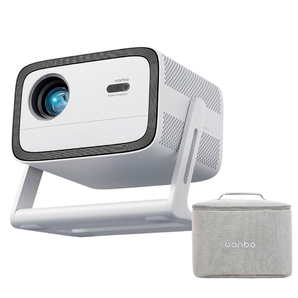 【Wanbo 萬播】VALI 1 旋轉雲台投影機 (900ANSI流明/Android TV/12W喇叭/200度可調角度/WPC14)
