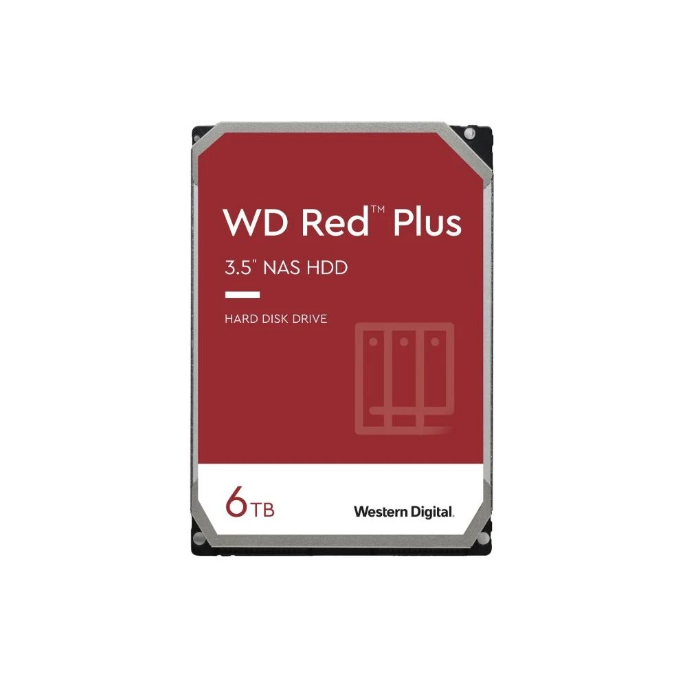 【Western Digital】6TB WD60EFPX 紅標Plus NAS專用硬碟