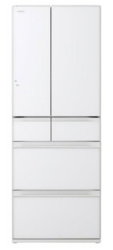 【HITACHI 日立】原廠控價 私訊我更便宜 RHW620RJ-XW 614公升 日製六門變頻冰箱-琉璃白 (含基本安裝)